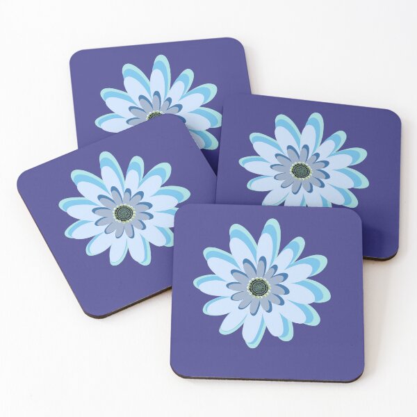 Item preview, Blue vibe flower power designed and sold by Navitaloves.
