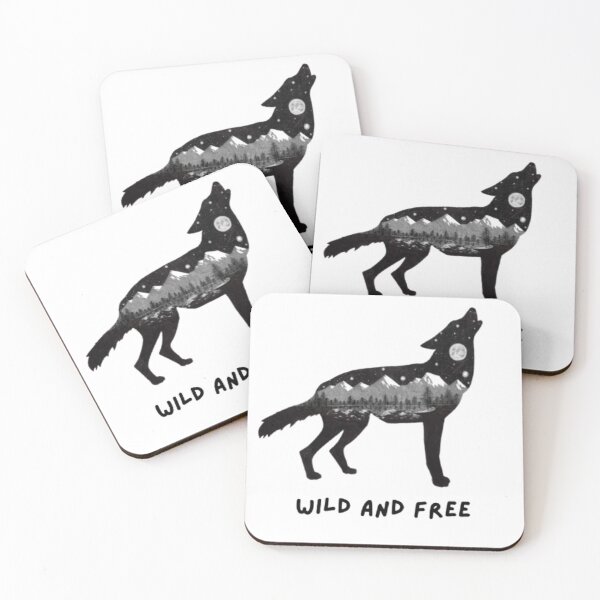 Item preview, Wolf Wild and Free designed and sold by Cora Worthington Art.
