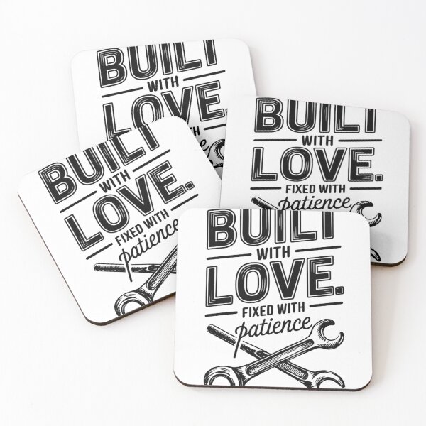 Item preview, Built With Love • Fixed With ❤️ Tee designed and sold by zakahero.