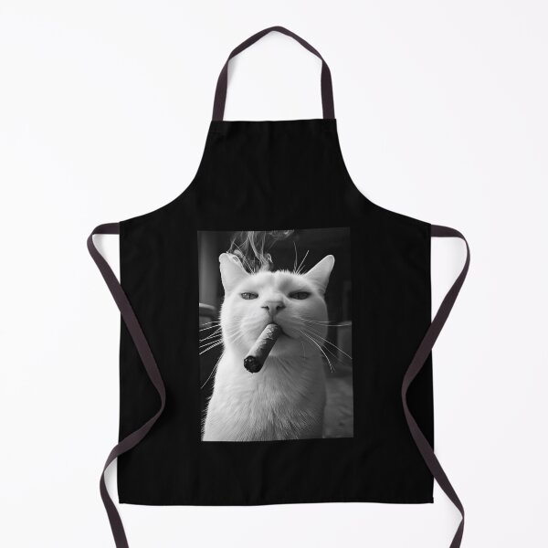 Item preview, Cat Smoking a Cigar – Funny Cool Cat Meme #2 designed and sold by thesnakeater.