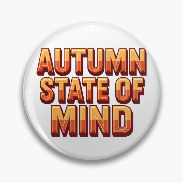 Item preview, Autumn State of Mind Retro Typography Fall Vibes Quote designed and sold by CreativeVisionsHub.