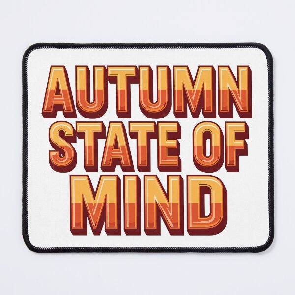 Item preview, Autumn State of Mind Retro Typography Fall Vibes Quote designed and sold by CreativeVisionsHub.
