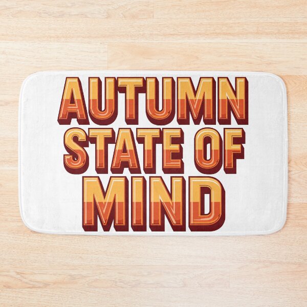 Item preview, Autumn State of Mind Retro Typography Fall Vibes Quote designed and sold by CreativeVisionsHub.