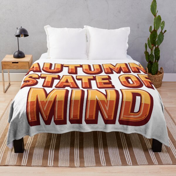 Item preview, Autumn State of Mind Retro Typography Fall Vibes Quote designed and sold by CreativeVisionsHub.