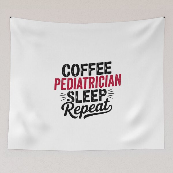 Item preview, Coffee Pediatrician Sleep Repeat - Funny Pediatrician Lover designed and sold by Watsonarts.