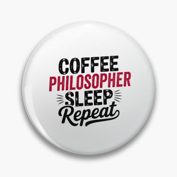 Item preview, Coffee Philosopher Sleep Repeat - Funny Philosopher Lover designed and sold by Watsonarts.