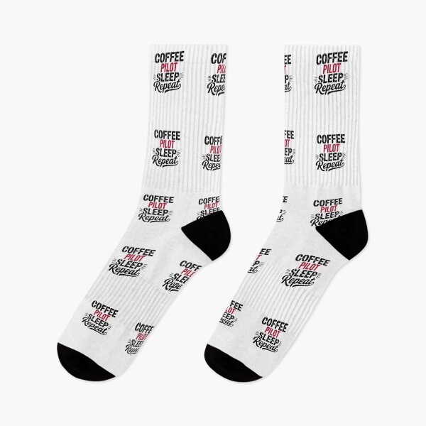 Item preview, Coffee Pilot Sleep Repeat - Funny Pilot Lover designed and sold by Watsonarts.