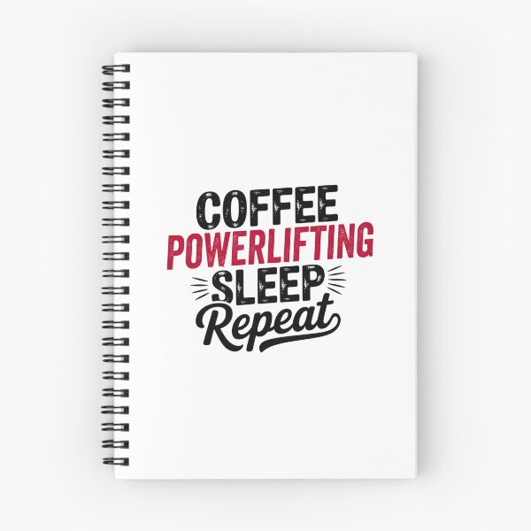 Item preview, Coffee Powerlifting Sleep Repeat - Funny Powerlifting Lover designed and sold by Watsonarts.