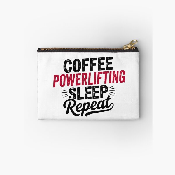 Item preview, Coffee Powerlifting Sleep Repeat - Funny Powerlifting Lover designed and sold by Watsonarts.