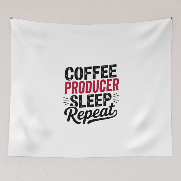 Item preview, Coffee Producer Sleep Repeat - Funny Producer Lover designed and sold by Watsonarts.