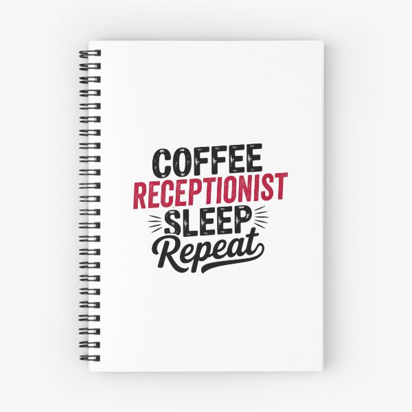 Item preview, Coffee Receptionist Sleep Repeat - Funny Receptionist Lover designed and sold by Watsonarts.
