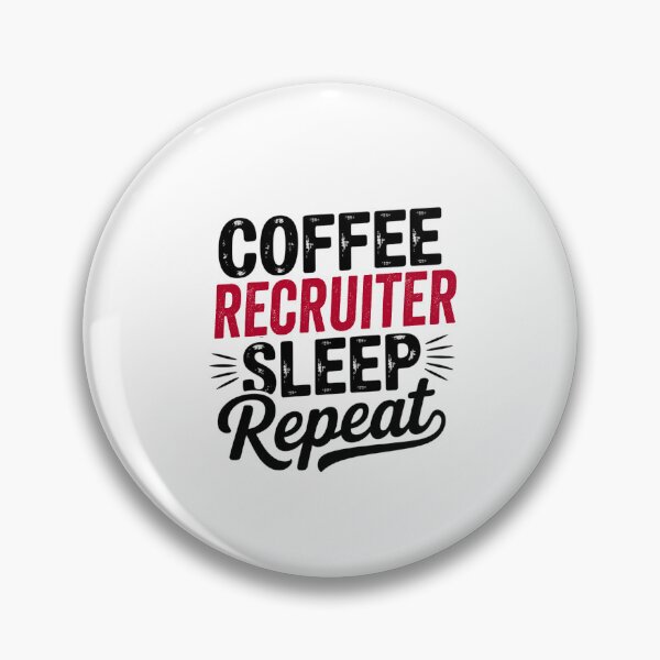 Item preview, Coffee Recruiter Sleep Repeat - Funny Recruiter Lover designed and sold by Watsonarts.