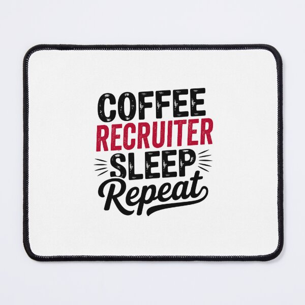 Item preview, Coffee Recruiter Sleep Repeat - Funny Recruiter Lover designed and sold by Watsonarts.