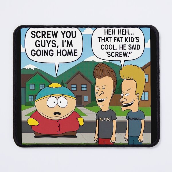 Item preview, South Park - Eric Cartman and Beavis & Butthead designed and sold by The Funky Sprunki.