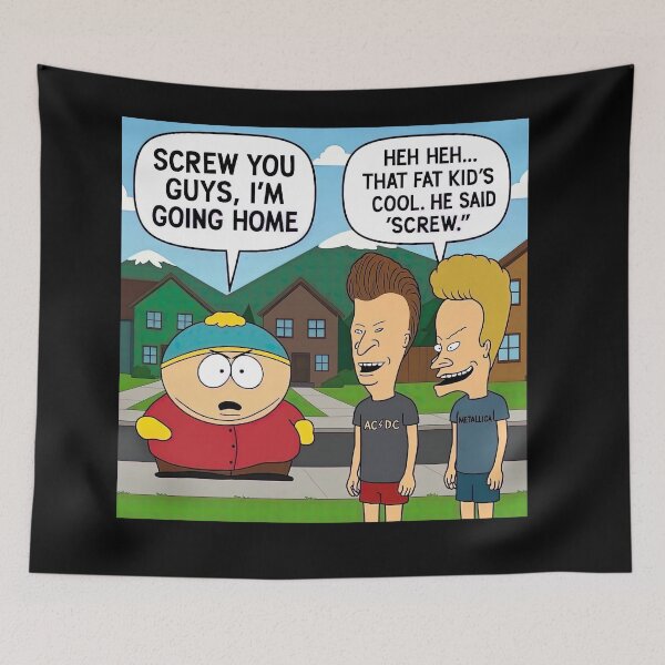 Item preview, South Park - Eric Cartman and Beavis & Butthead designed and sold by The Funky Sprunki.