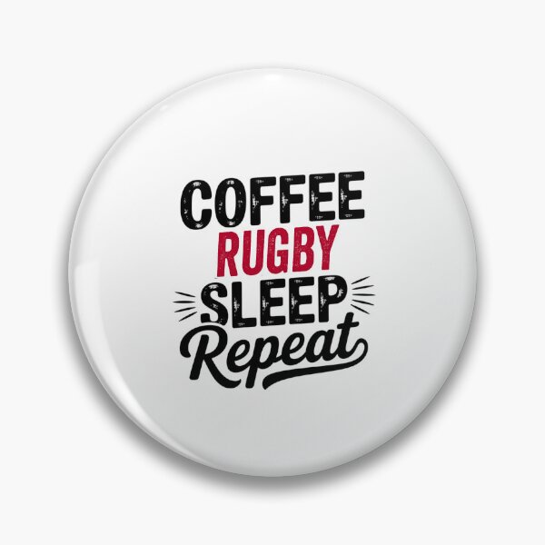 Item preview, Coffee Rugby Sleep Repeat - Funny Rugby Lover designed and sold by Watsonarts.