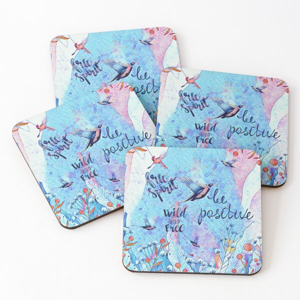 Item preview, Birds & positive vibes designed and sold by jblittlemonsters.