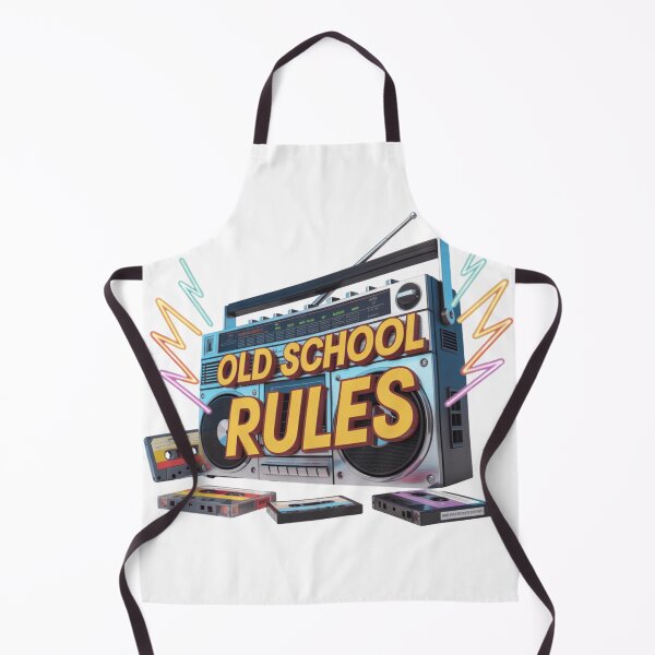 Item preview, Old School Rules Retro Boom Box designed and sold by GENX-AUTISM-DAD.