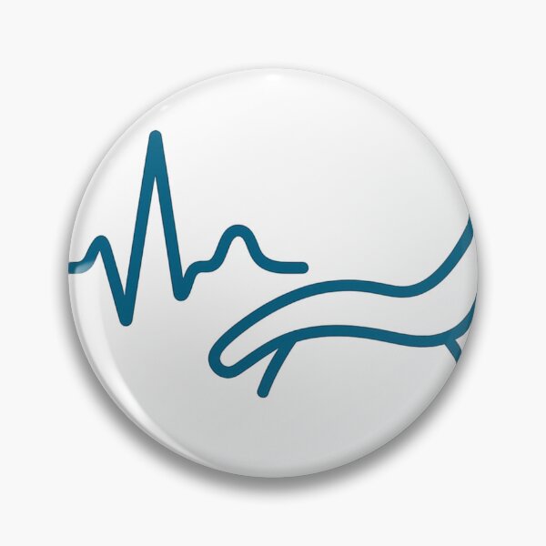 Item preview, Trauma Informed Therapist Heartbeat - EMDR Counseling Art designed and sold by TONSNAP.
