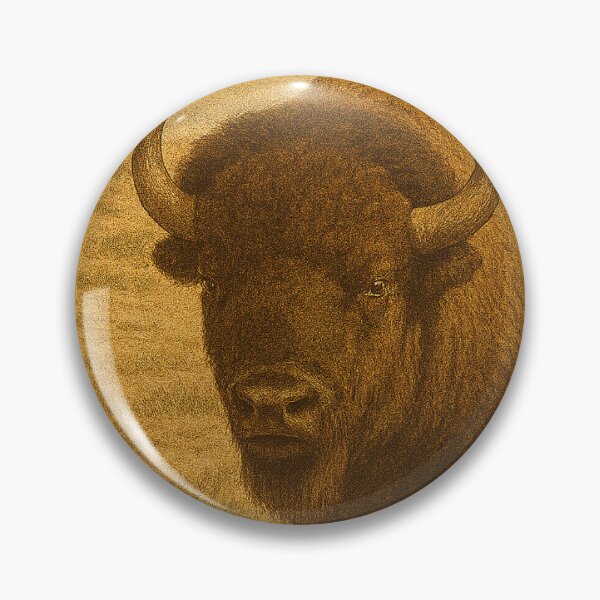 Item preview, Wood Badge Buffalo designed and sold by Broken Antler Designs .
