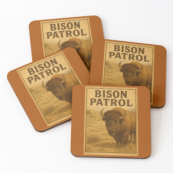 Item preview, Wood Badge Buffalo designed and sold by Broken Antler Designs .
