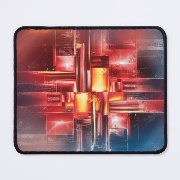 Item preview, Red And Yellow Abstract Artwork designed and sold by Marnple.