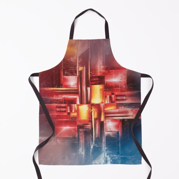 Item preview, Red And Yellow Abstract Artwork designed and sold by Marnple.