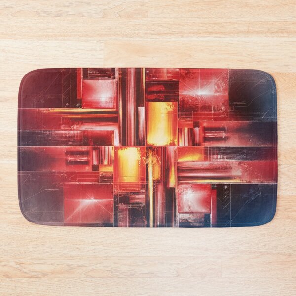 Item preview, Red And Yellow Abstract Artwork designed and sold by Marnple.