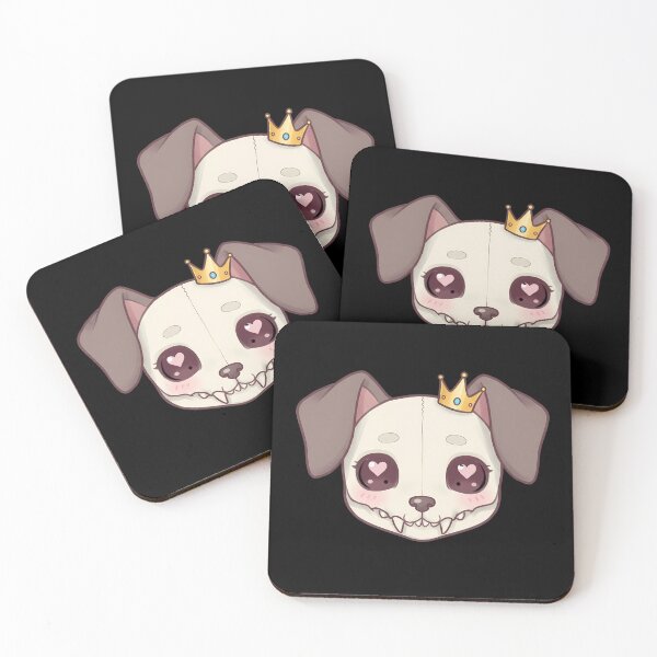 Item preview, Kawaii Skull Dog with Crown – Spooky Cute Love designed and sold by TheSkullRoom.