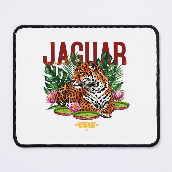 Item preview, Jaguar and Victoria Lily A Majestic Rest designed and sold by BrazilWildArt.