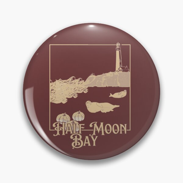 Item preview, Half Moon Bay Beach designed and sold by TaraPen.