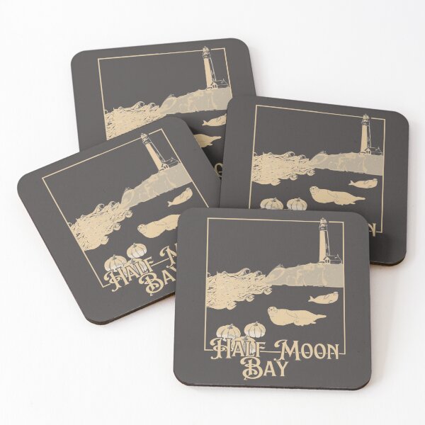 Item preview, Half Moon Bay Beach designed and sold by TaraPen.