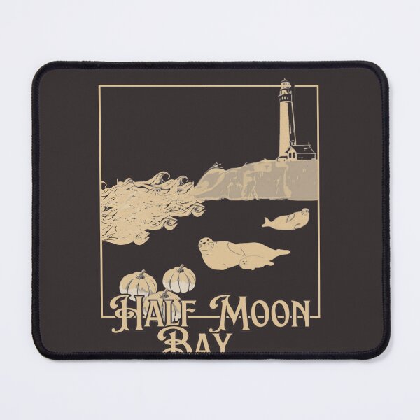 Item preview, Half Moon Bay Beach designed and sold by TaraPen.