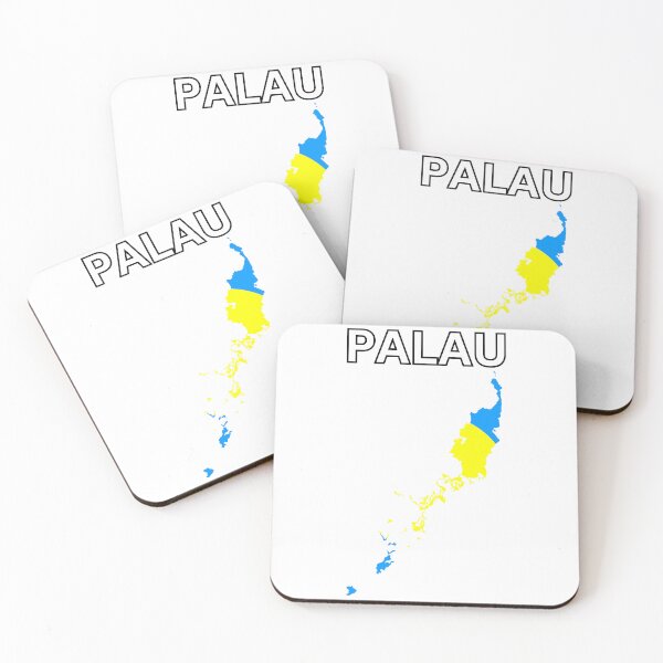 Item preview, Palau Flag Map designed and sold by atomstartup.