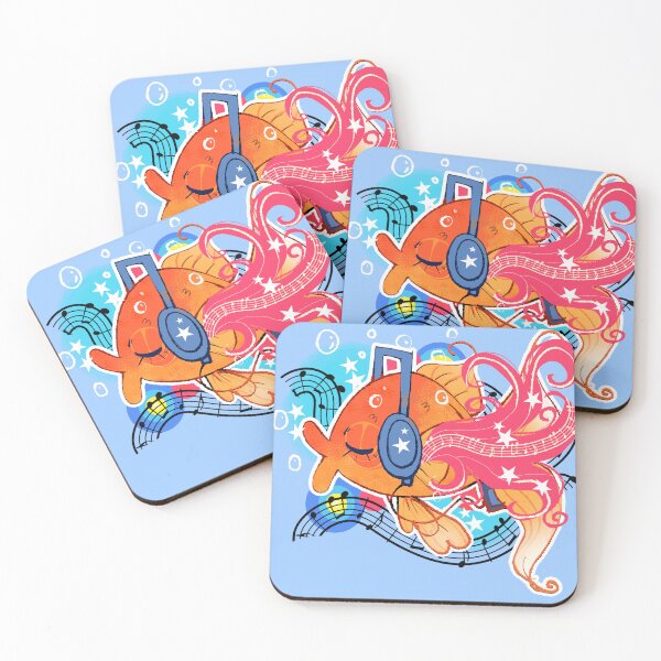 Item preview, Music fish designed and sold by gardelower.artwork.