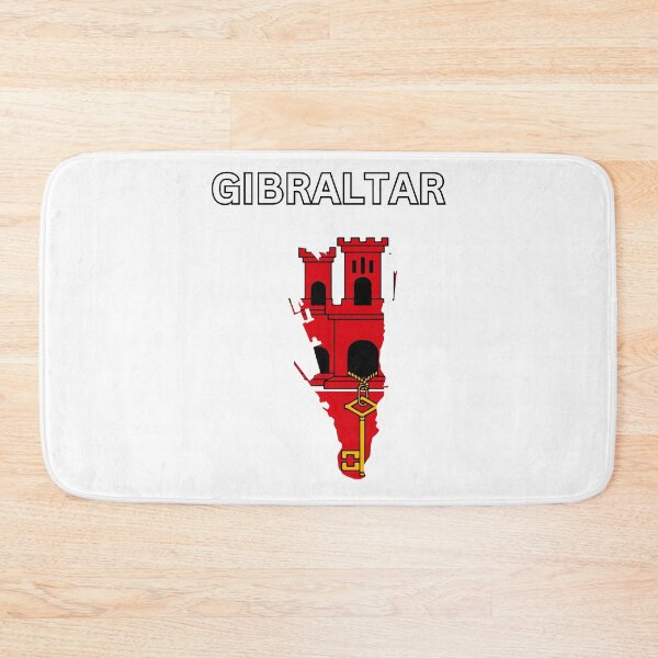 Item preview, Gibraltar Flag Map Design designed and sold by atomstartup.