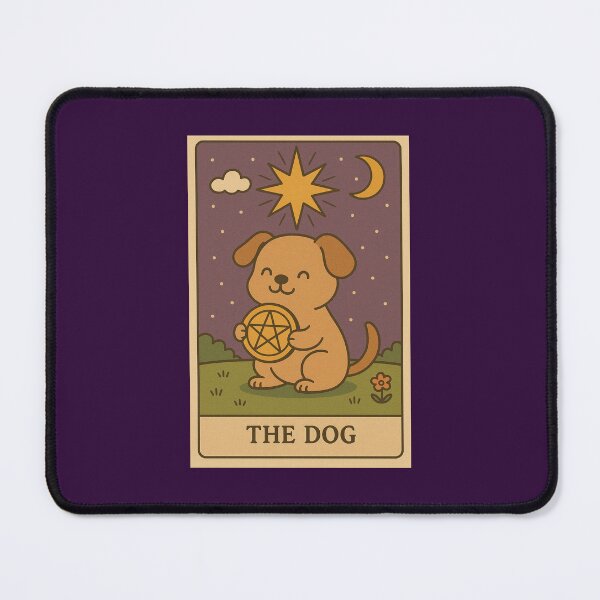 Item preview, The Dog – Cute Tarot Card Animal Illustration designed and sold by Heavenly-Cloudz.