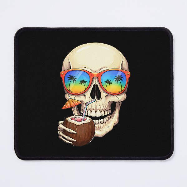 Item preview, Tropical Skull – Beach Vibes designed and sold by TheSkullRoom.