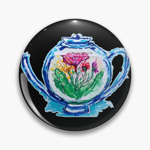 Item preview, Flower Teapot designed and sold by JoseloRochaArt.