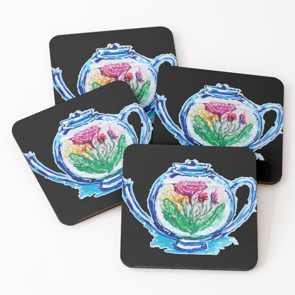 Item preview, Flower Teapot designed and sold by JoseloRochaArt.
