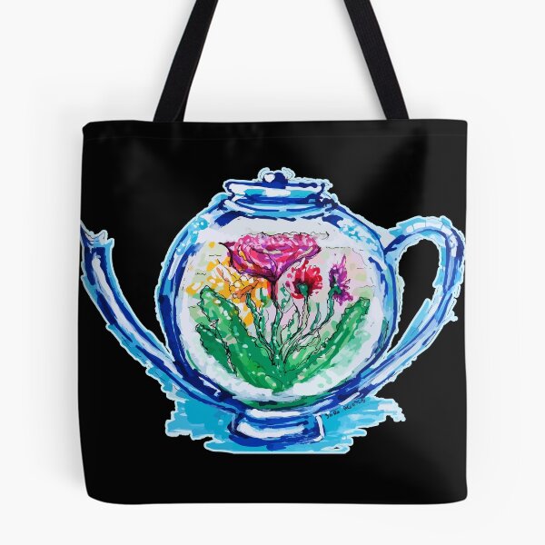 Item preview, Flower Teapot designed and sold by JoseloRochaArt.