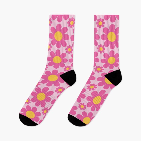 Item preview, Pink Big Joyful Daisy — Retro Groovy Flower Power Pattern designed and sold by ClaudiaFlores.