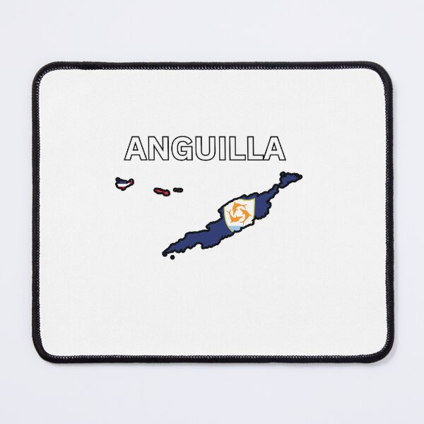 Item preview, Anguilla Flag Map Design designed and sold by atomstartup.