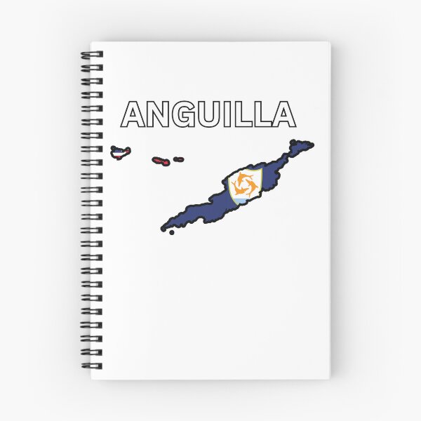 Item preview, Anguilla Flag Map Design designed and sold by atomstartup.