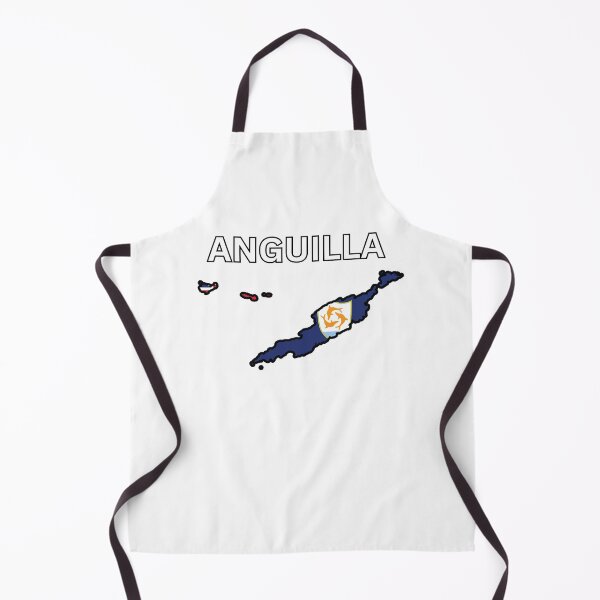Item preview, Anguilla Flag Map Design designed and sold by atomstartup.