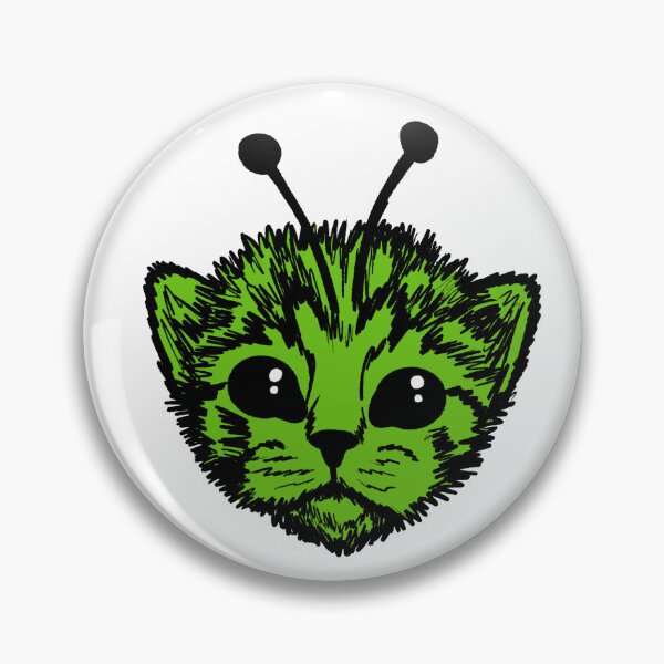 Item preview, alien kitty designed and sold by Kirsten Tjelmeland.