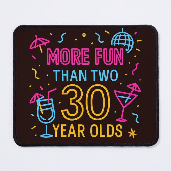 Item preview, More Fun Than Two 30 Year Olds – Funny 60th Birthday Design designed and sold by LunaSpellStudio.