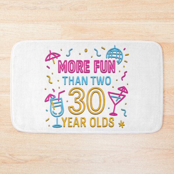 Item preview, More Fun Than Two 30 Year Olds – Funny 60th Birthday Design designed and sold by LunaSpellStudio.