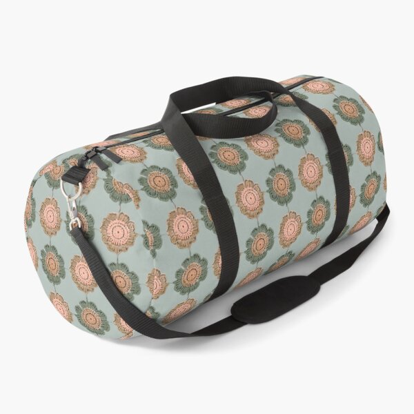 Item preview, Vintage Crochet Flower Pattern in Blue Pastel Colors designed and sold by The Crazy Cat Lady.