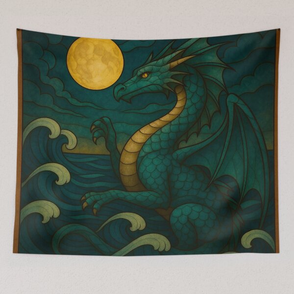Item preview, Dragon protector of the ocean  designed and sold by Bellbane.